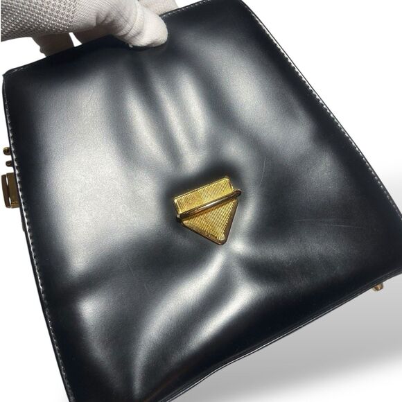 VERA PELLE Calja Equestrian Embossed Leather Shoulder Bag Purse Handmade Italy - Picture 15 of 16